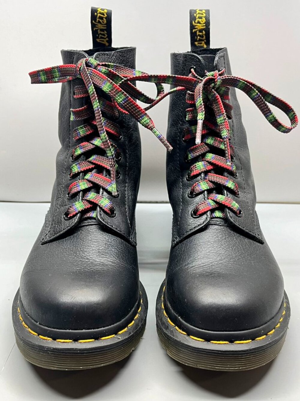 Dr. Martens Black 1460 Pascal Virginia Leather 8-Eye Boots Women's 8 US / 6 UK